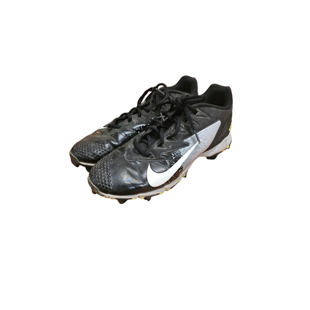 Nike Vapor Fast Flex Athletic Baseball Cleats White Black Size 8.5 856494-017